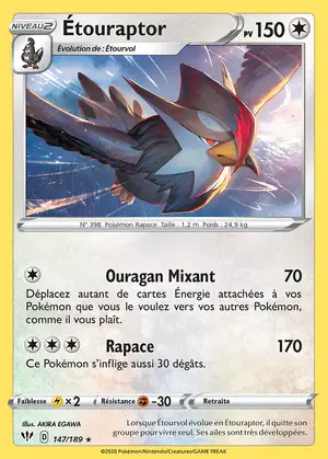 &Eacute;touraptor 147/189