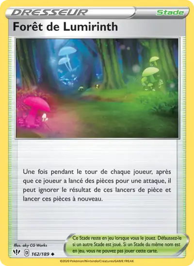 Image de la carte Pokemon Forêt de Lumirinth 162/189