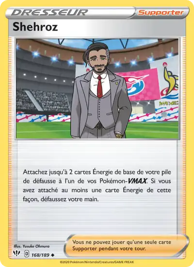 Image de la carte Pokemon Shehroz 168/189