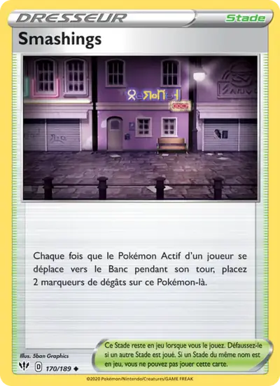 Image de la carte Pokemon Smashings 170/189