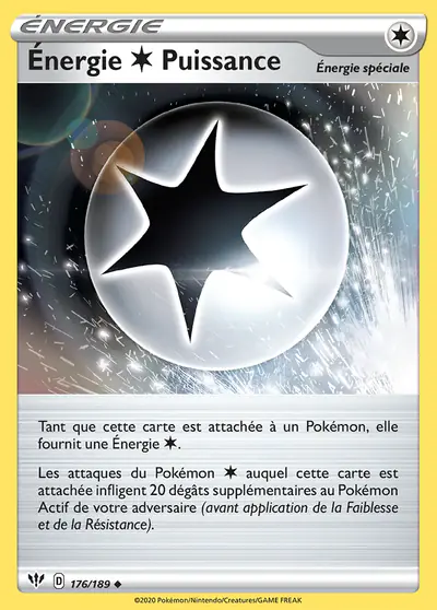 Image de la carte Pokemon Énergie {C} Puissance 176/189