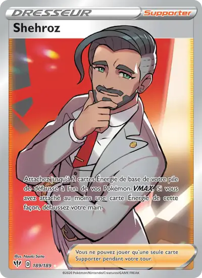 Image de la carte Pokemon Shehroz 189/189