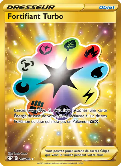 Image de la carte Pokemon Fortifiant Turbo 200/189