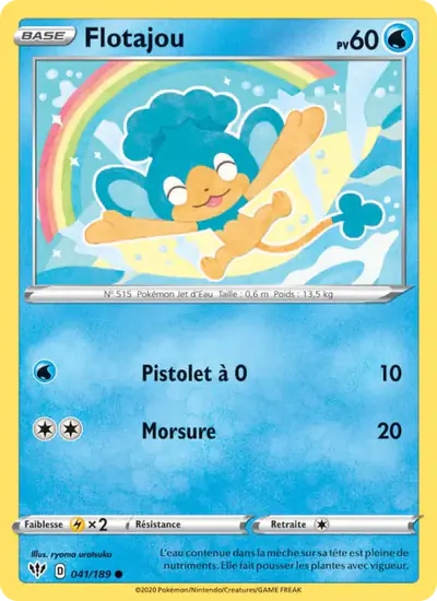Image de la carte Pokemon Flotajou 041/189