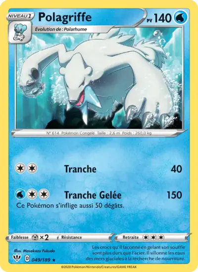 Image de la carte Pokemon Polagriffe 049/189
