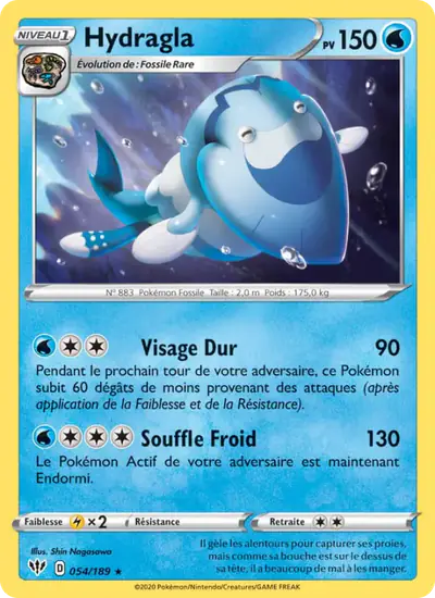 Image de la carte Pokemon Hydragla 054/189