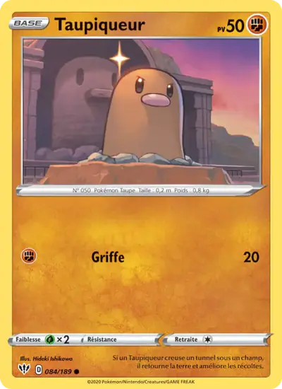 Image de la carte Pokemon Taupiqueur 084/189