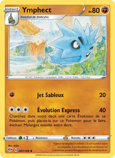 Image de la carte Pokemon Ymphect 087/189