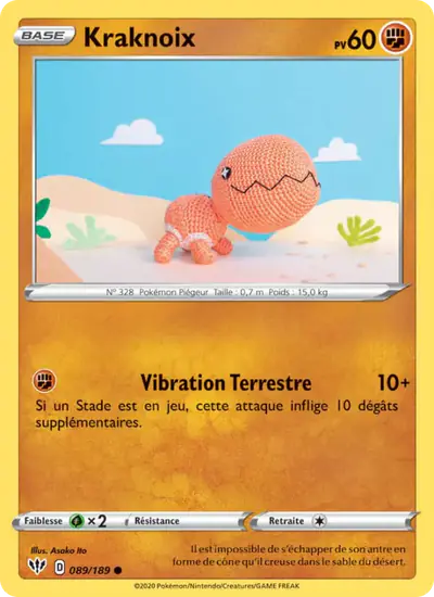 Image de la carte Pokemon Kraknoix 089/189