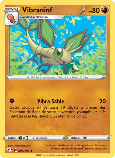 Image de la carte Pokemon Vibraninf 090/189