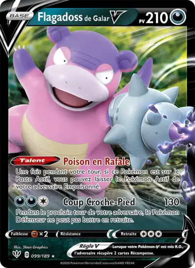 Image de la carte Pokemon Flagadoss de Galar V 099/189