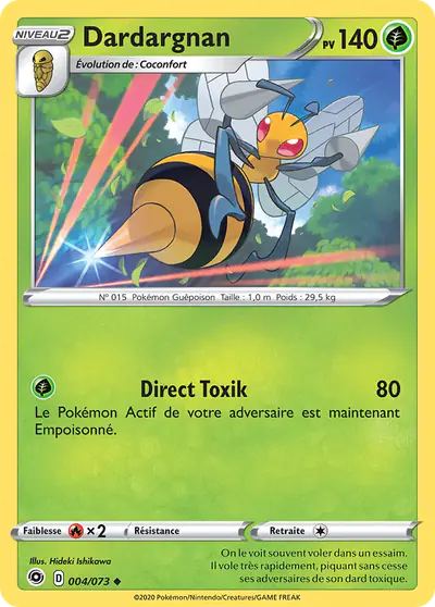 Image de la carte Pokemon Dardargnan 004/73