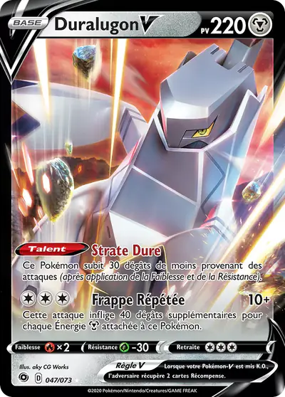 Image de la carte Pokemon Duralugon V 047/73