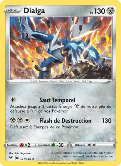 Image de la carte Pokemon Dialga 121/185
