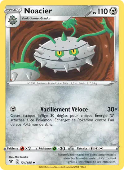 Image de la carte Pokemon Noacier 124/185