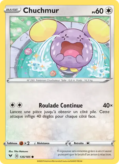 Image de la carte Pokemon Chuchmur 135/185