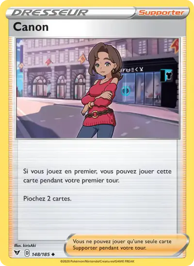 Image de la carte Pokemon Canon 148/185