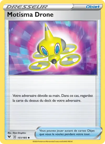 Image de la carte Pokemon Motisma Drone 151/185