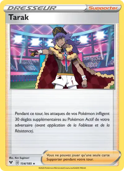 Image de la carte Pokemon Tarak 154/185