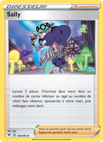 Image de la carte Pokemon Sally 158/185