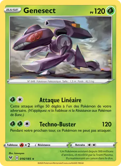 Image de la carte Pokemon Genesect 016/185