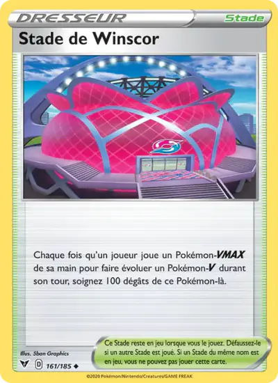 Image de la carte Pokemon Stade de Winscor 161/185