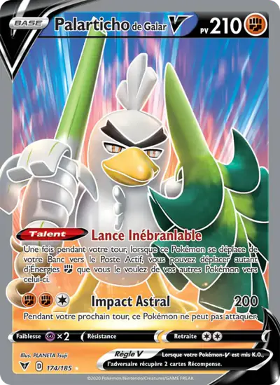 Image de la carte Pokemon Palarticho de Galar V 174/185