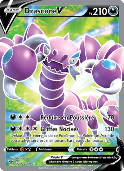 Image de la carte Pokemon Drascore V 175/185