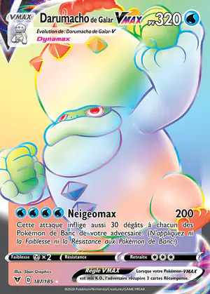 Darumacho de Galar VMAX 187/185
