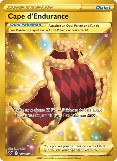 Image de la carte Pokemon Cape d'Endurance 200/185