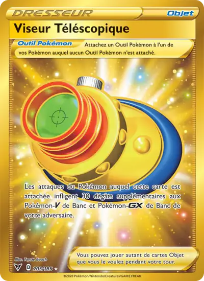 Image de la carte Pokemon Viseur Téléscopique 203/185