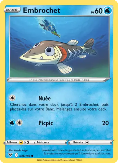 Image de la carte Pokemon Embrochet 041/185