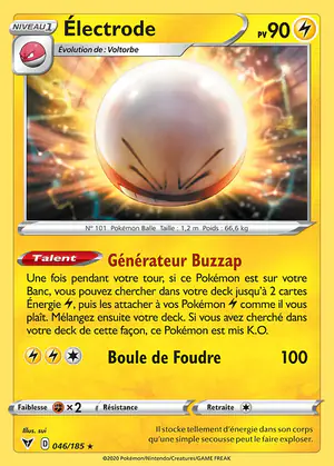 &Eacute;lectrode 046/185