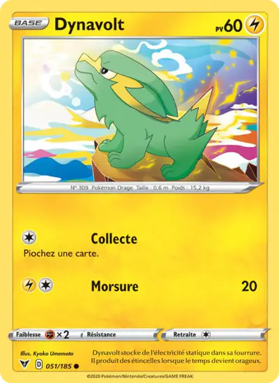 Image de la carte Pokemon Dynavolt 051/185