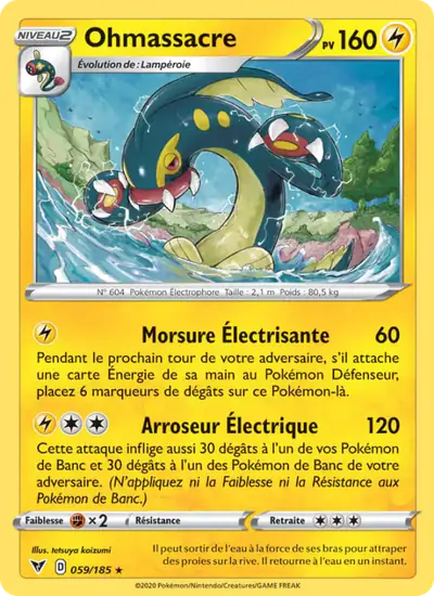 Image de la carte Pokemon Ohmassacre 059/185
