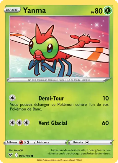 Image de la carte Pokemon Yanma 006/185