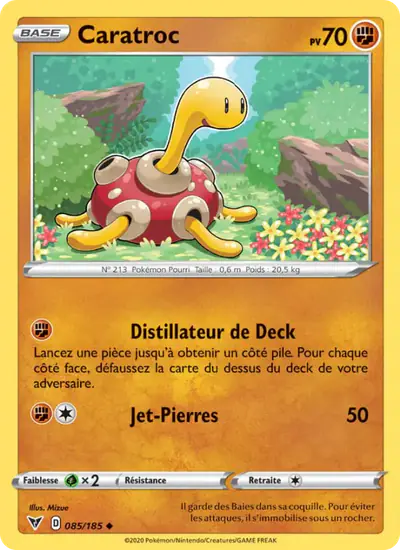 Image de la carte Pokemon Caratroc 085/185