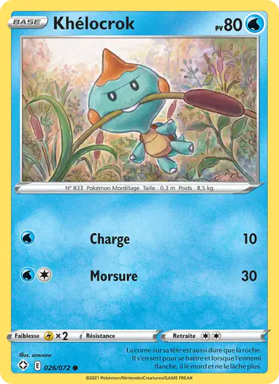Image de la carte Pokemon Khélocrok 026/72