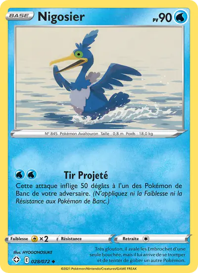 Image de la carte Pokemon Nigosier 028/72