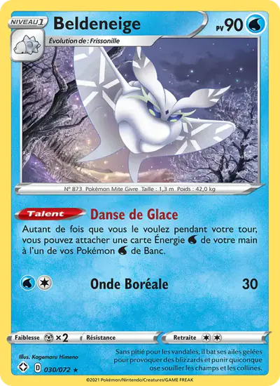 Image de la carte Pokemon Beldeneige 030/72