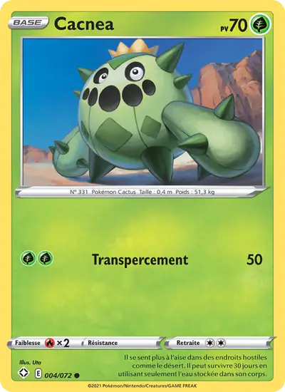 Image de la carte Pokemon Cacnea 004/72