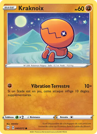 Image de la carte Pokemon Kraknoix 040/72