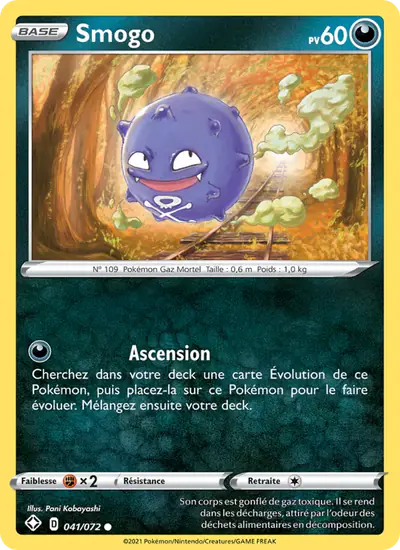 Image de la carte Pokemon Smogo 041/72