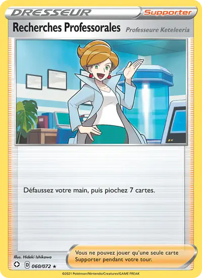 Image de la carte Pokemon Recherches Professorales 060/72