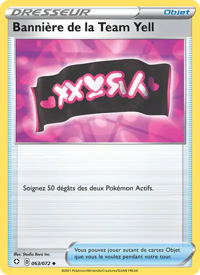 Image de la carte Pokemon Bannière de la Team Yell 063/72
