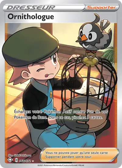 Image de la carte Pokemon Ornithologue 066/72