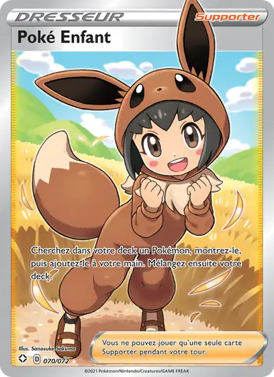 Image de la carte Pokemon Poké Enfant 070/72