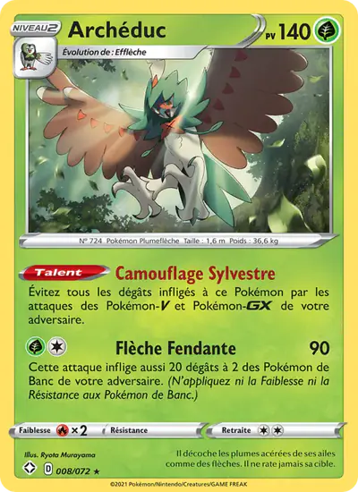 Image de la carte Pokemon Archéduc 008/72