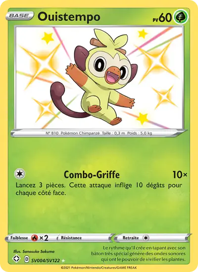 Image de la carte Pokemon Ouistempo SV004/72