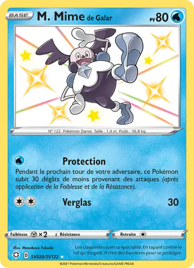 Image de la carte Pokemon M. Mime de Galar SV020/72